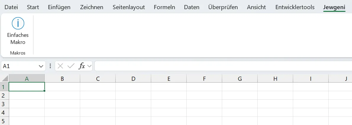 Persönliches Menüband