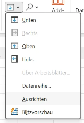 Ausrichten